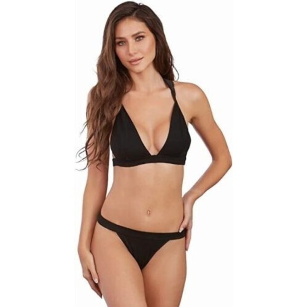 Dreamgirl womens Soft Jersey‎ Bralette Large NWT